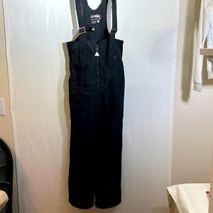 Skor ski bibs, black, size large